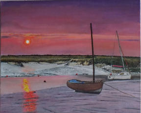 2017 Sunrise over Morston Norfolk